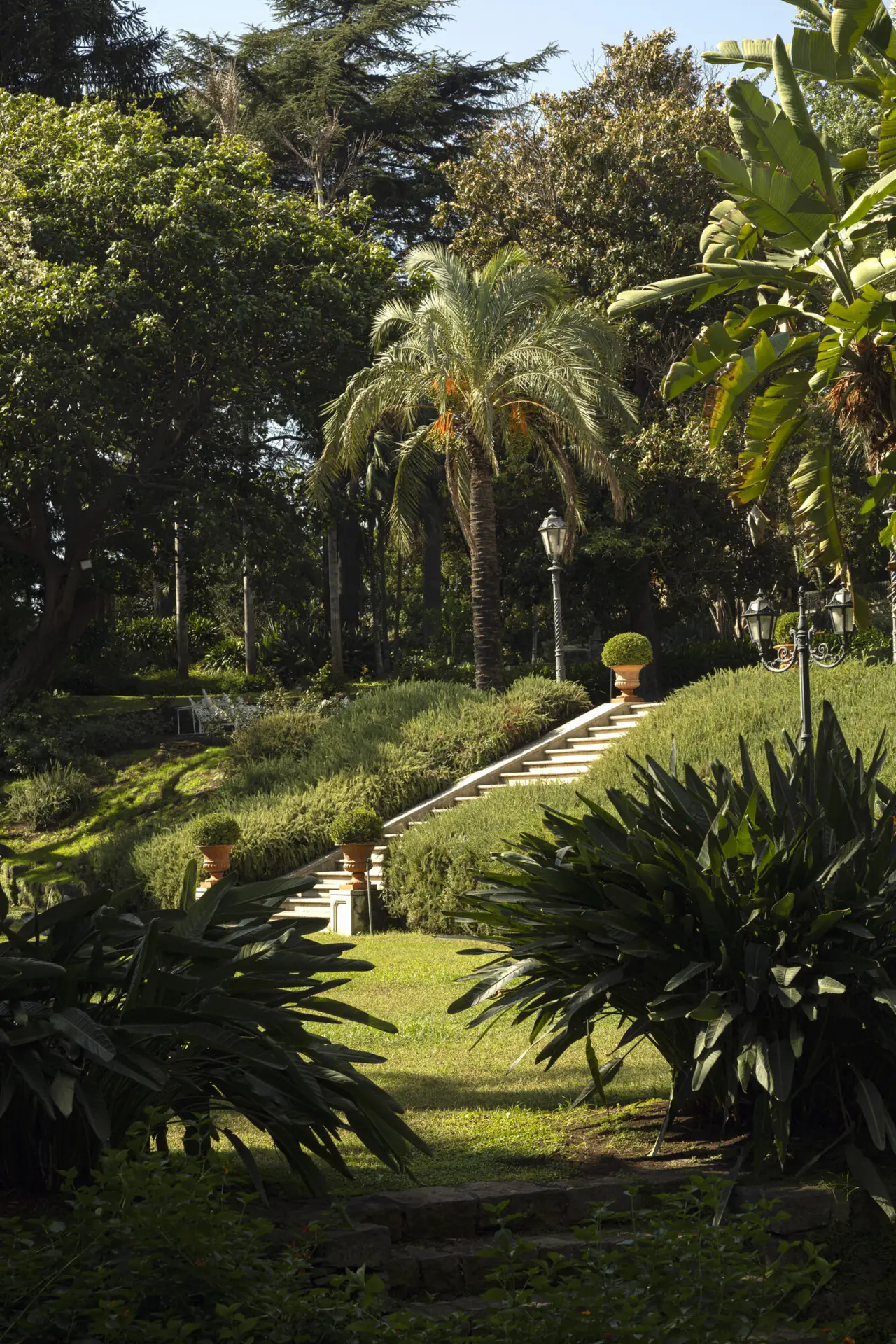 Giardino con gazebo